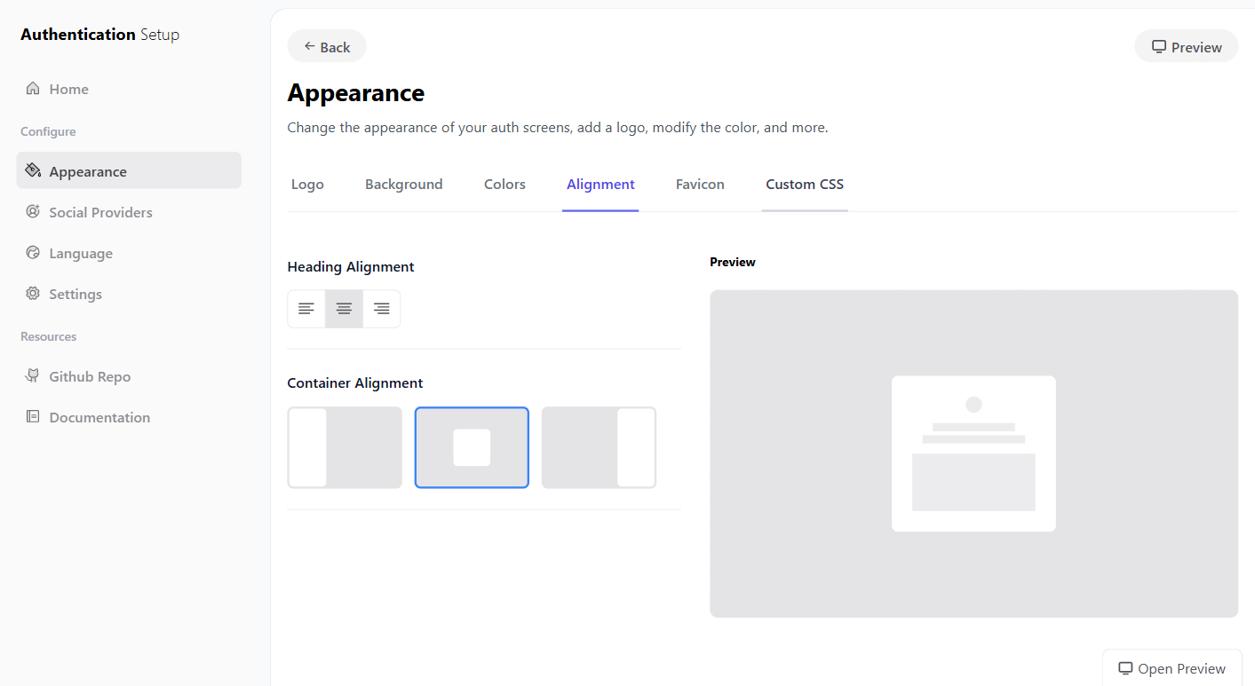 Auth Setup