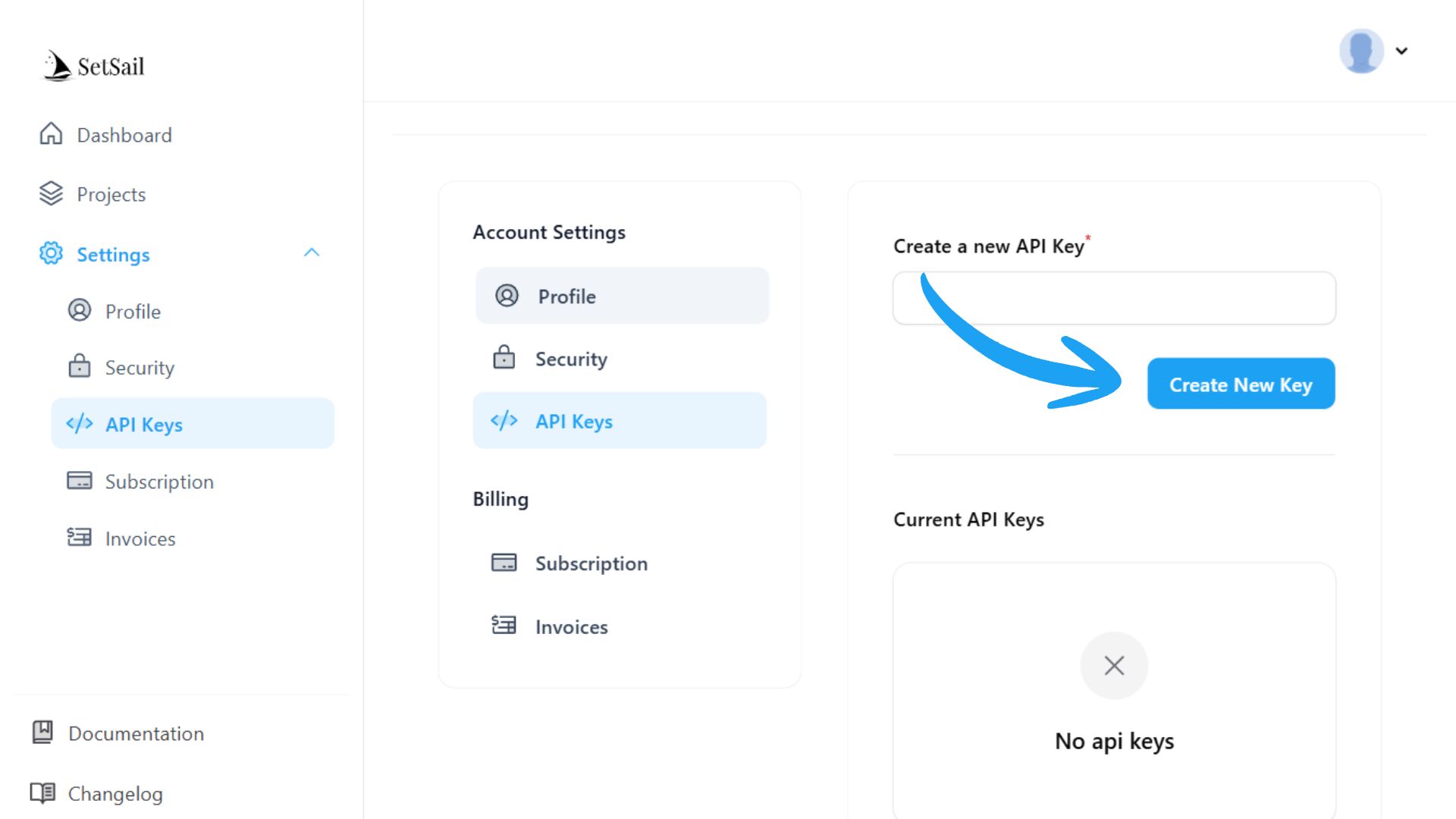 Create Api Key